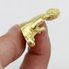 Messing Miniatur Shakyamuni Buddha Home Decor Figur