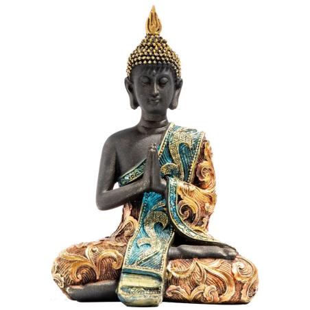 Large Green Buddha Statue | Handcrafted Thai Resin Figure