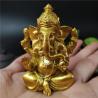 Ganesha-Statue aus Kunstharz in Gold: Dekoration und Sammlerstück für Hindu-Götter