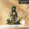Böhmische Göttinnenstatue: Verspielte Figur für Meditation und Dekoration