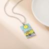 Collier de cartes de tarot Dawapara : 22 modèles, pendentif porte-bonheur