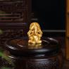 Golden Ganesha Elephant Figurines | 10-Pack Resin Hindu Statue Decor