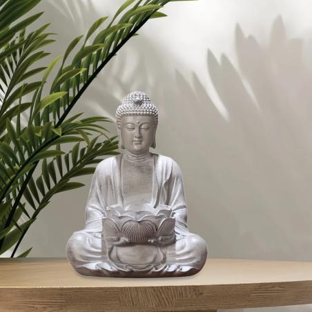 Buddha-Statue aus Kunstharz: Meditationsdekoration & Tischdekoration