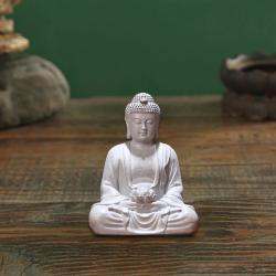 Buddha-Statue aus Kunstharz: Meditationsdekoration & Tischdekoration