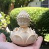 Niedliche Lotus Tathagata Buddha-Statue in Q-Version - Heimdekoration