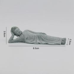 Handgefertigte Buddha-Statue aus Sandstein – Meditationsdekoration
