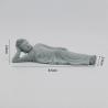 Handgefertigte Buddha-Statue aus Sandstein – Meditationsdekoration