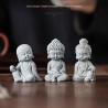 Cute Buddha Monk Figurines | Zen Aquarium & Garden Decor