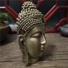 Bronze Buddha Head Wall Decor: Resin Sakyamuni Statue