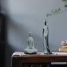 Doğal Taş Buda Heykeli | Meditasyon Dekorasyonu ve Ev Süs Eşyası