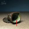 Antique Bronze Buddha Statue - Carved Sakyamuni & Amitabha