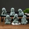 Niedliche Buddha-Steinstatue: Dekoration für Zen-Gärten und Aquarien