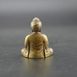 Buddha-Statue von Sakyamuni aus reinem Kupfer | Handgefertigte tibetisch-buddhistische Statue ...