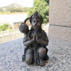 Büyük Boy Reçine Hanuman Heykeli - Ev ve Bahçe İçin Hindu Tanrısı Dekorasyonu