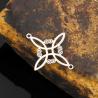 Keltisches Trinitätsknoten-Charm-Set | Wicca-Anhänger aus Edelstahl
