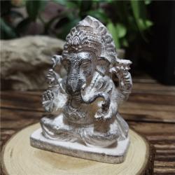 Lord Ganesha Heykeli: Reçine Buda Fil Tanrı Dekorasyonu