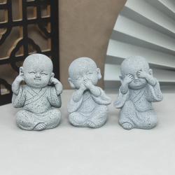 Tibetli Keşiş Buda Heykeli: Zen Bahçesi ve Akvaryum Dekorasyonu
