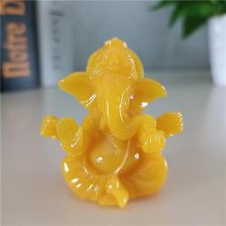 Ganesh ve Buda Heykel Seti: Yeşim Taşı Ev Dekorasyonu | Figürler