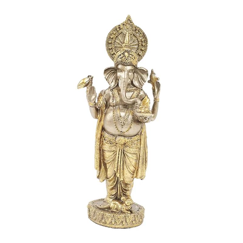 Handmade Ganesh Statue: Spiritual Decor & Meditation Figure