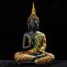 Handbemalte Buddha-Statue aus Sandstein & Dekoration für das Aquarium