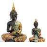 Handbemalte Buddha-Statue aus Sandstein & Dekoration für das Aquarium