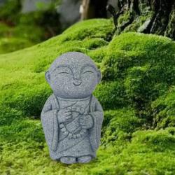 Mini Buddha Figurine: Peaceful Zen Decor for Home & Car