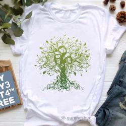Yoga-Baum-T-Shirt | Trendiges & spirituelles Grafik-T-Shirt