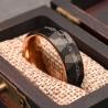 Anello da uomo in meteorite di carburo di tungsteno - Elegante e resistente