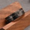 Anello da uomo in meteorite di carburo di tungsteno - Elegante e resistente