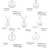 Collier Lotus en acier inoxydable - Bijoux Yoga et Bouddha