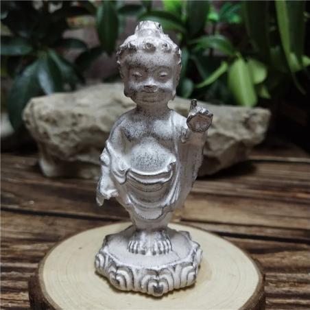 Buddha-Statue aus Kunstharz: Glücksprinz, Zen-Dekoration & Geschenk