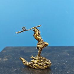 Statue von Wukong dem Großen Weisen | Messingskulptur, Dekorative Figur