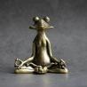 Zen-Froschstatue: Antikes Messing, Räuchergefäß & Dekoration