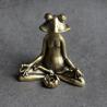 Zen-Froschstatue: Antikes Messing, Räuchergefäß & Dekoration