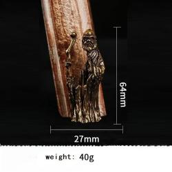 Bodhidharma-Buddha-Statue aus Messing | Meditationsdekoration & Geschenk