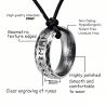 Erkekler için Viking Rune Kolye - Paslanmaz Çelik İskandinav Tılsımı