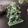 Set aus Jade-Ganesh- und Buddha-Statuen | Dekofiguren für Zuhause