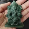 Set aus Jade-Ganesh- und Buddha-Statuen | Dekofiguren für Zuhause