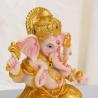 Handgefertigte Ganesha- und Buddha-Statue: Dekoration für Zuhause und Büro