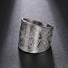 Bague amulette en acier inoxydable : tétragramme et pentagramme
