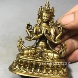 Tibetischer Avalokiteshvara Buddha Ornament | Heimdekor-Handwerk