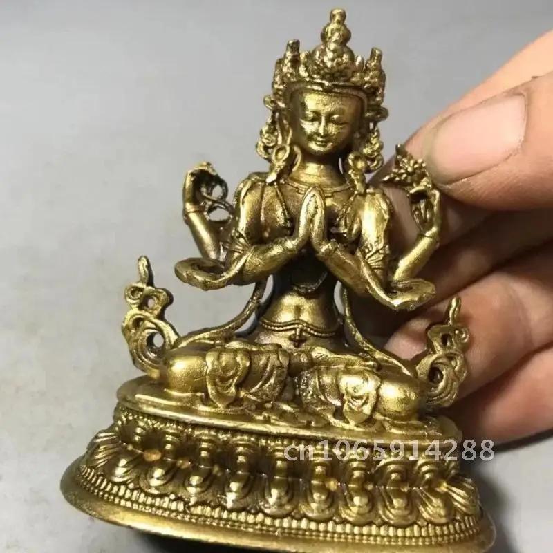 Tibetischer Avalokiteshvara Buddha Ornament | Heimdekor-Handwerk