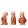 Mini Resin Car Monk Ornaments - Cute Desk Decor & Collectible