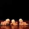 Mini Resin Car Monk Ornaments - Cute Desk Decor & Collectible