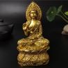 Goldene Buddha-Statue aus Thailand: Wohndekoration & Feng Shui Meditation