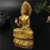 Goldene Buddha-Statue aus Thailand: Wohndekoration & Feng Shui Meditation