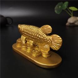 Statuette di pesci rossi Feng Shui | Statuette di animali portafortuna per l'arredamento della casa