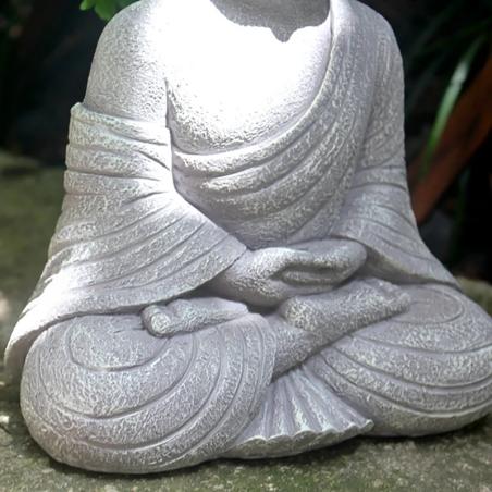 Statue de Bouddha vintage pour jardin : Décoration zen pour la maison et le jardin