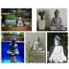 Statue de Bouddha vintage pour jardin : Décoration zen pour la maison et le jardin