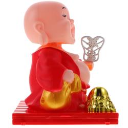 Tanzende Solarmönch-Figur – Kinetisches Zen-Dekorationsspielzeug